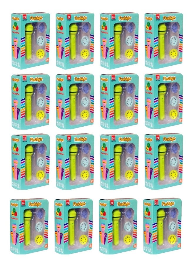 Braintastic مصباح يدوي مزود بجهاز عرض Braintastic مع 24 صورة مختلفة و3 أقراص عرض، ضوء تعليمي ممتع قبل النوم للأطفال، (PO16) - Image 1